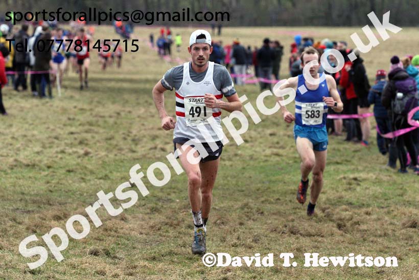 Senior men, 2018 Northern Cross Country Champs., Harewood House, Leeds. Photo: David T. Hewitson/Sports for All Pics